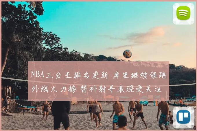 NBA三分王排名更新 库里继续领跑外线火力榜 替补射手表现受关注